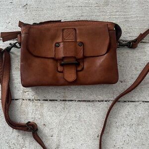 Harbor 2nd Brown Leather Luna Crossbody Bag